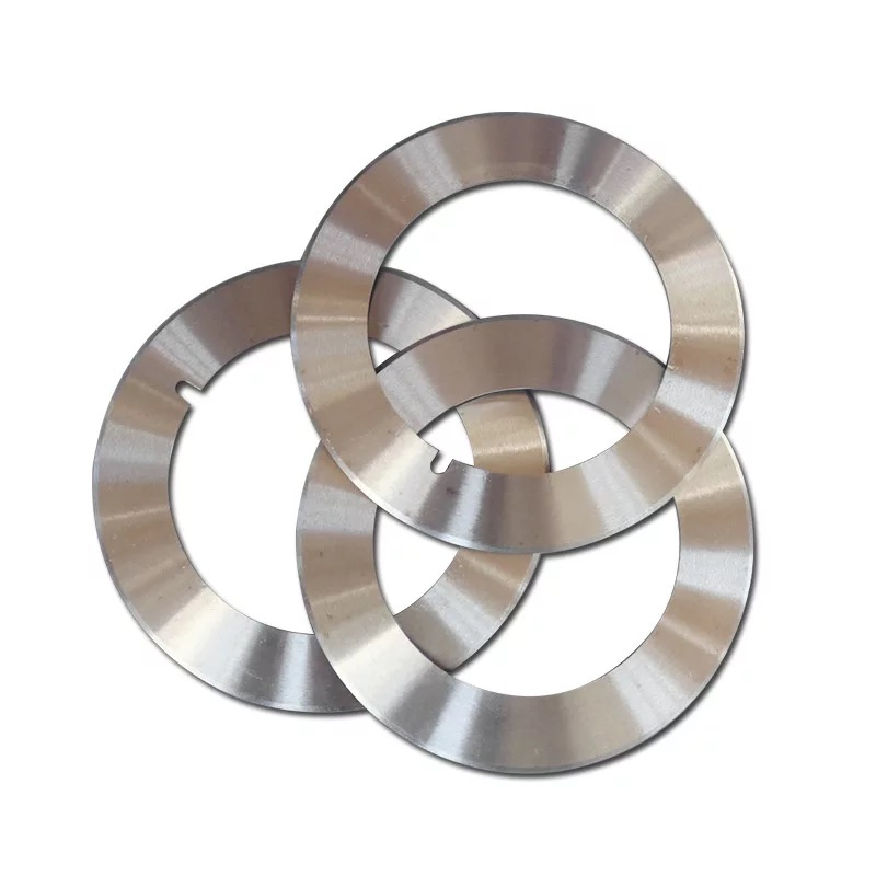 Circular Slitting Blades Top Bottom Slitter Blade for Corrugated Paper Industry Cutting Slitter Knife Cutter Knives (105*70*1.2)