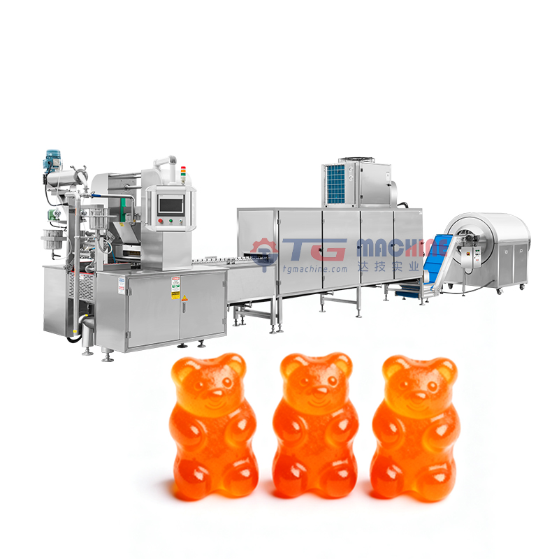 Ligne de production entièrement automatique de bonbons gélifiés pour l'industrie alimentaire
