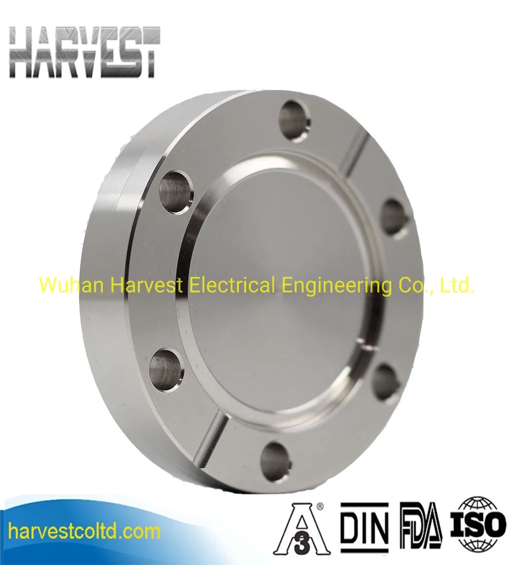 Stainless Steel Vacuum Flange CF16/CF25/CF35/CF50/CF63/CF80/CF100 Blank Blind Flange for Semiconductor Industry