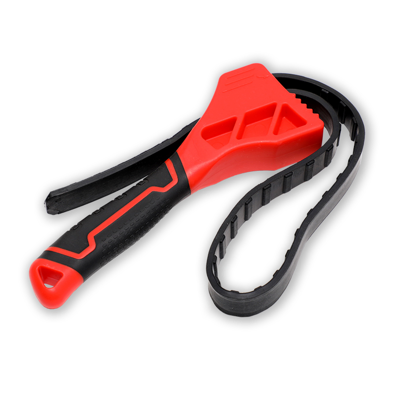 Adjustable Rubber Strap Wrench Multipurpose Oil Filter Wrench for DIY Plumbing Pipe Automotive Repair
