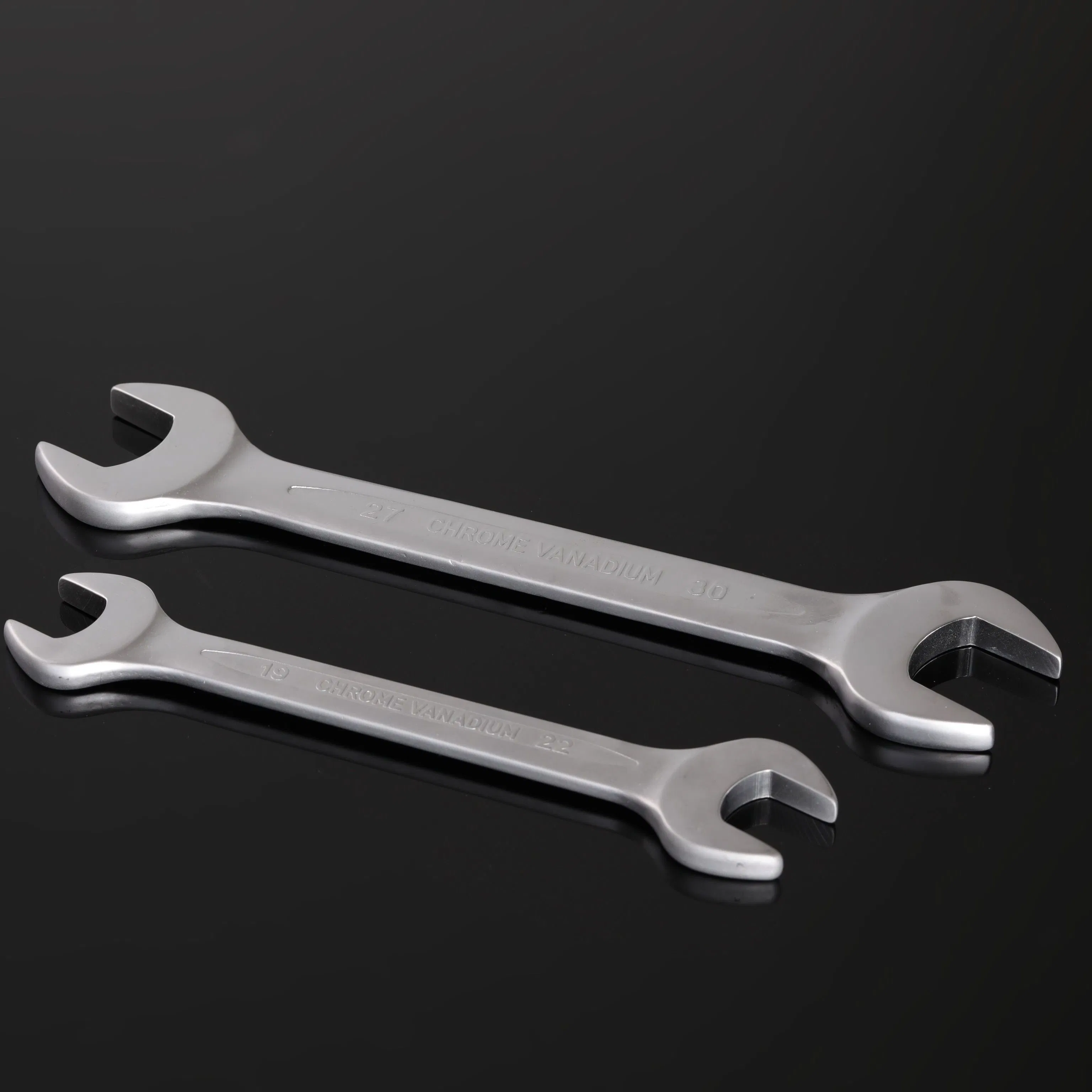 Middly Double Open-End Wrench Set, Cr-V Open Spanner