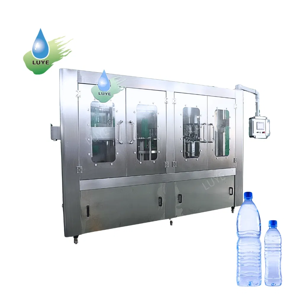 Fully Automatic Water Filling Machine 8-8-3 Bottling Production Line for Mineral Water Factory