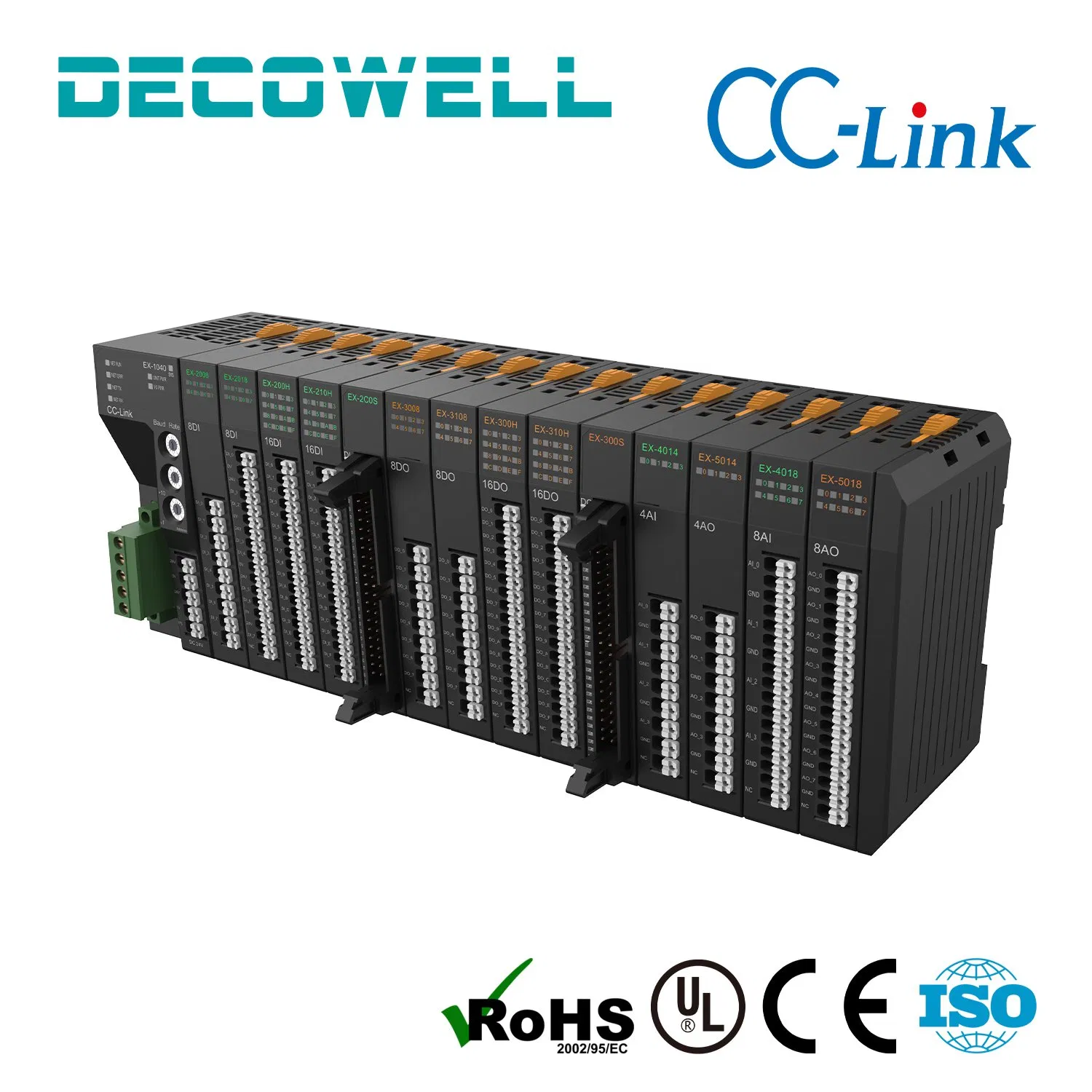 IO Expansion Module for PLC Industrial Applications over CC-Link Protocol