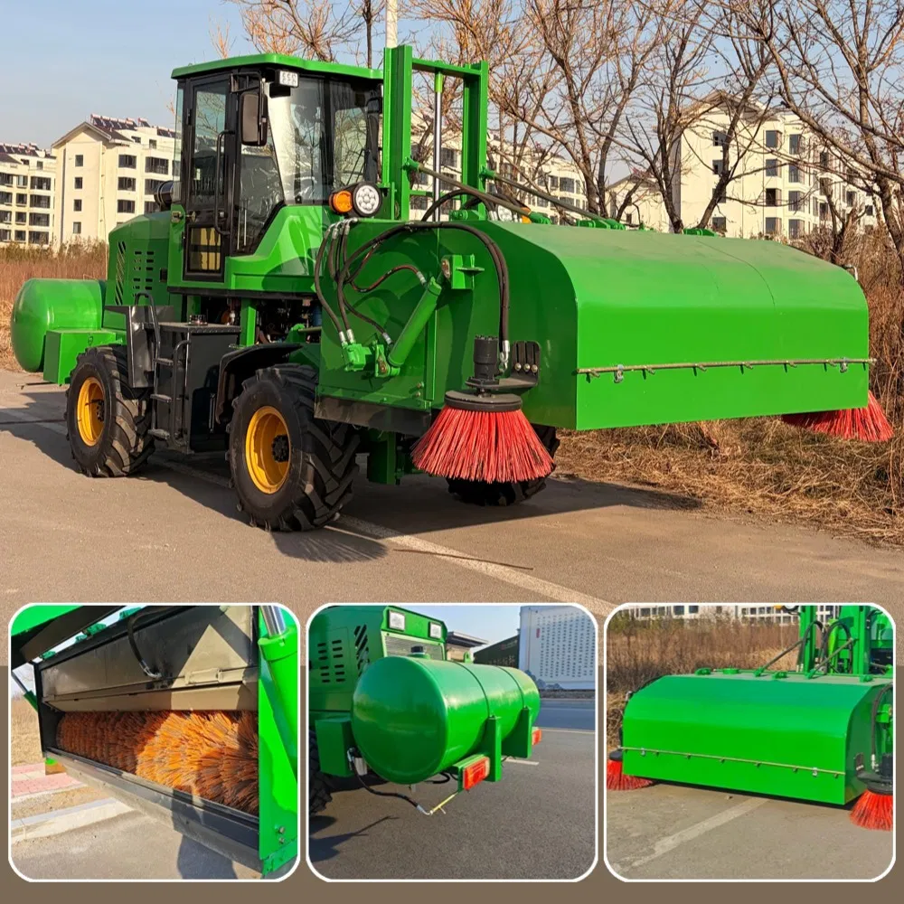 Hydraulic Rotary Sweeper Loader with Road Cleaning Runway Sweeper