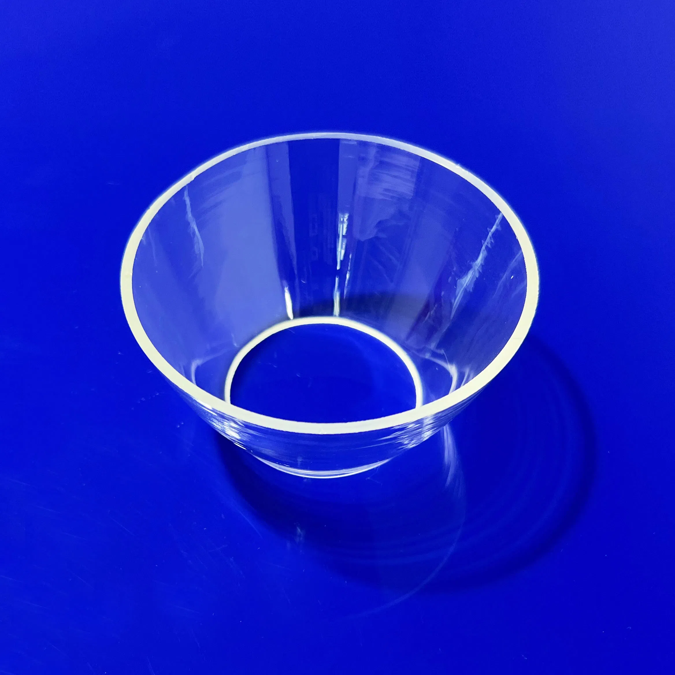 Tubo Svasatore in Quarzo Trasparente Resistente alle Alte Temperature