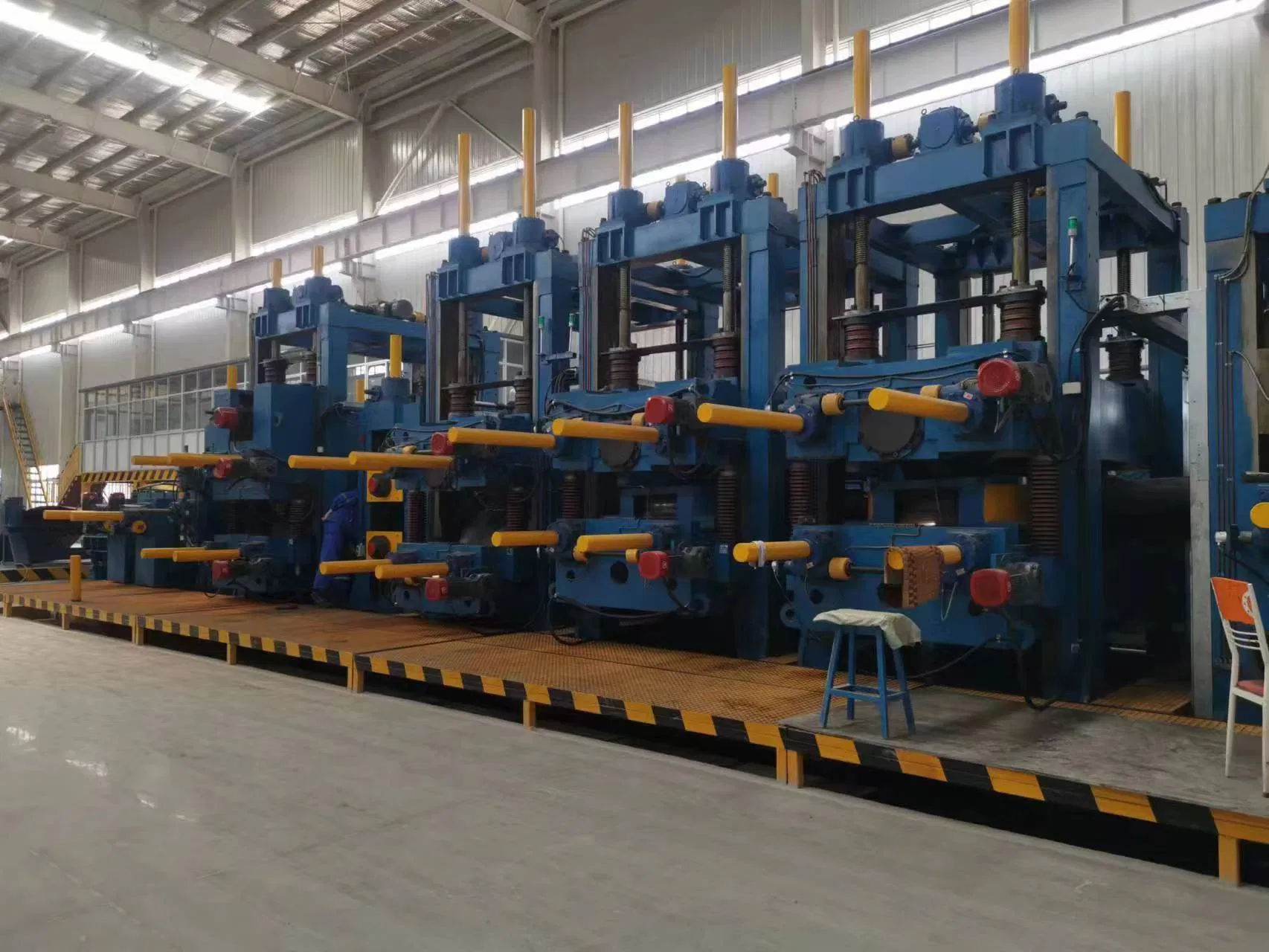 ZY508 ERW Tube Mill/Pipe Mill with W Forming, FF Forming, Case Forming, Cold Saw