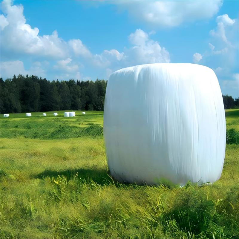 750mm Bale Wrap Stretch Film Silage Agriculture Grass Stretch Wrap Cling Bale Silage Wrap Film