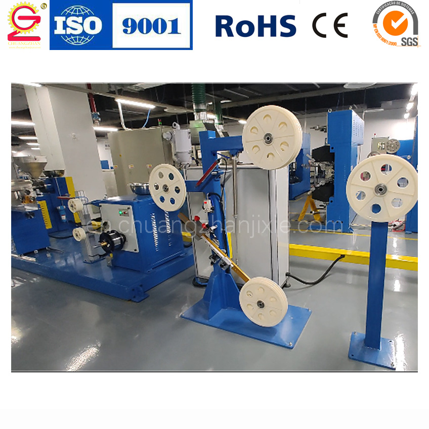 30 High Production Capacity FEP, PFA Insulation Wire and Cable Extruder Machine for Making Optical Fiber