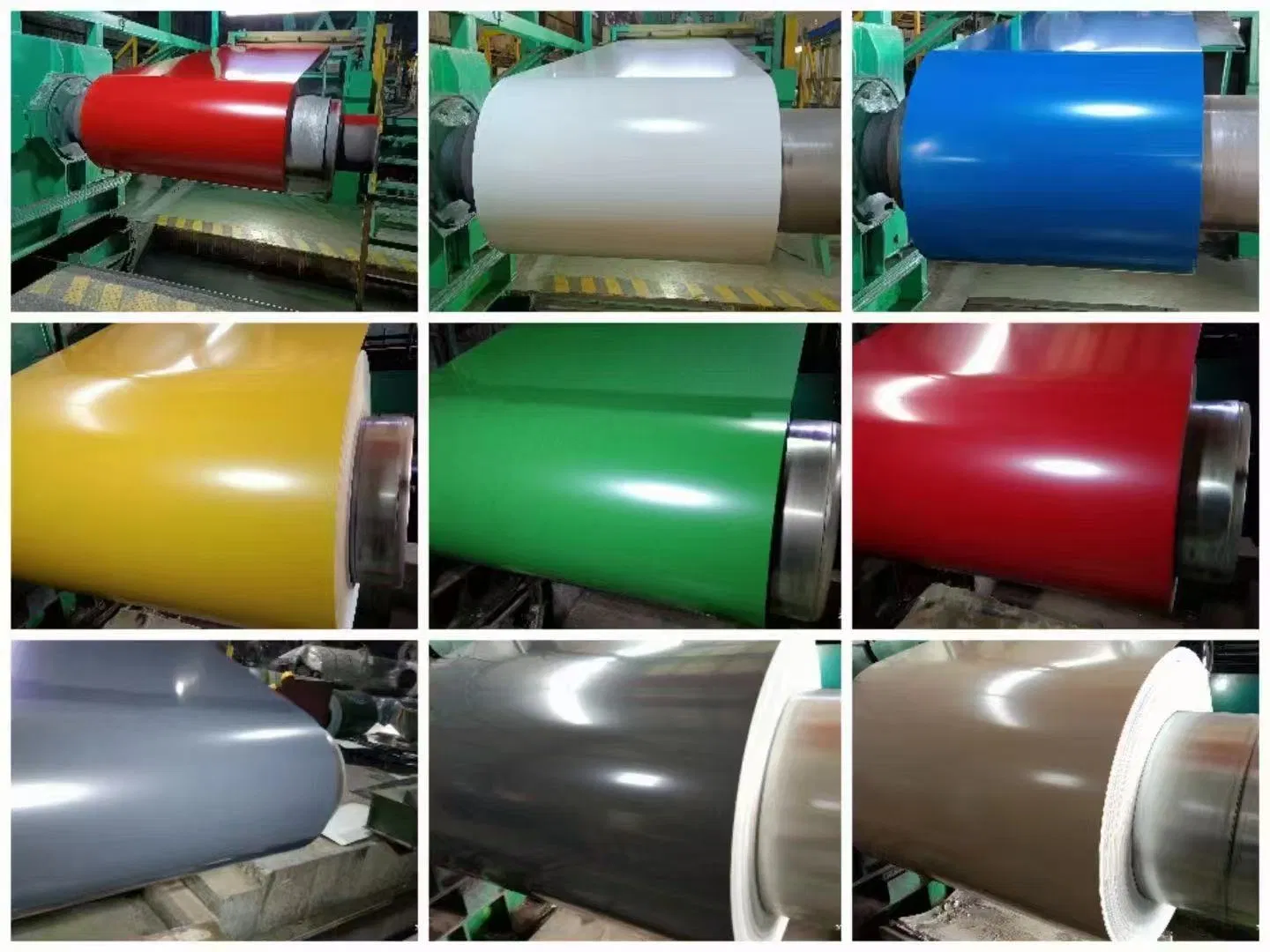 Coil in Acciaio Preverniciato per Coperture PPGI Ral 9001 9002 9003