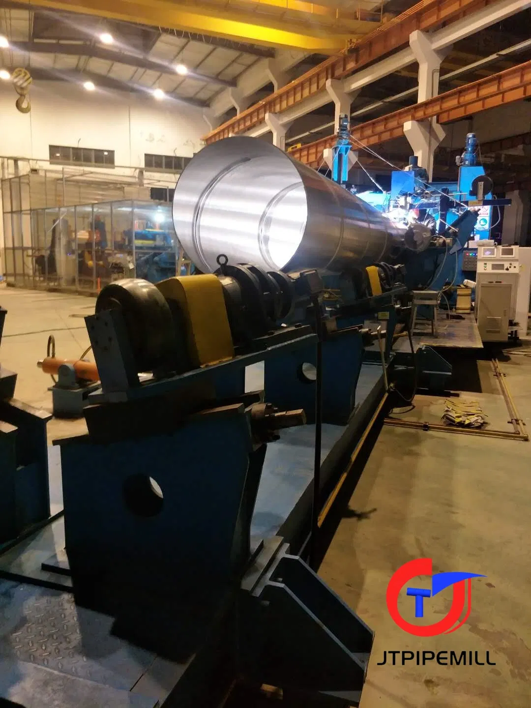 Präzisions-Spiralgeschweißte-Rohrmaschine für Aluminiumlegierung