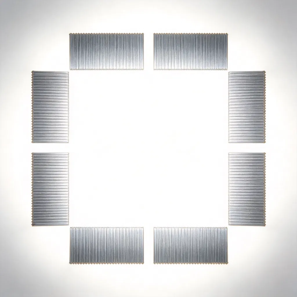 Galvanized Straight Furniture Fastener Staple