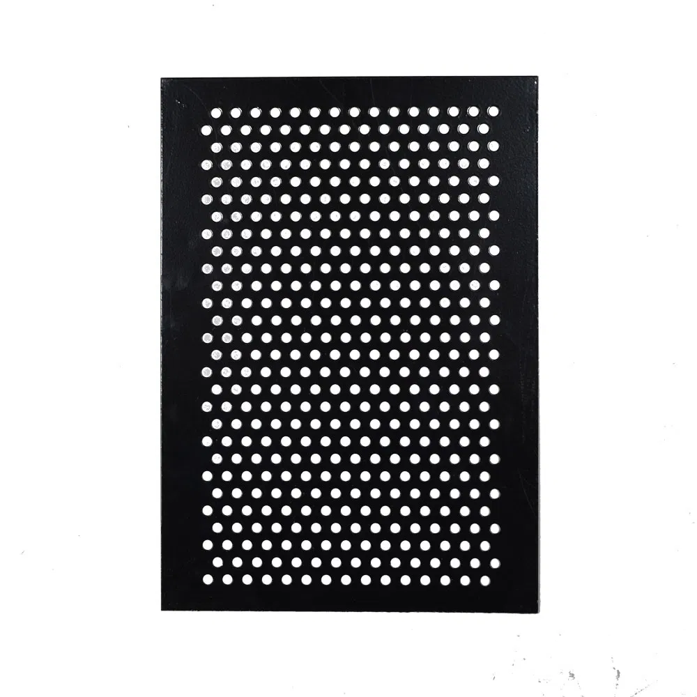 Powder Coated Mild Steel 60 Degree Round Hole Perforated Metal Sheet for Facade