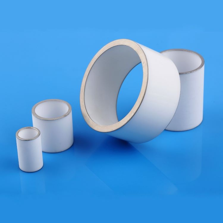 Chemical Nickel Plating Metallized Ni Alumina Ceramic Tube