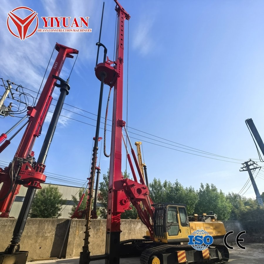 Custom Hydraulic CFA Piling Rig Soil Stabilization Piling Rig for Foundation Pile Construction and Geological Drilling Construction Machinery