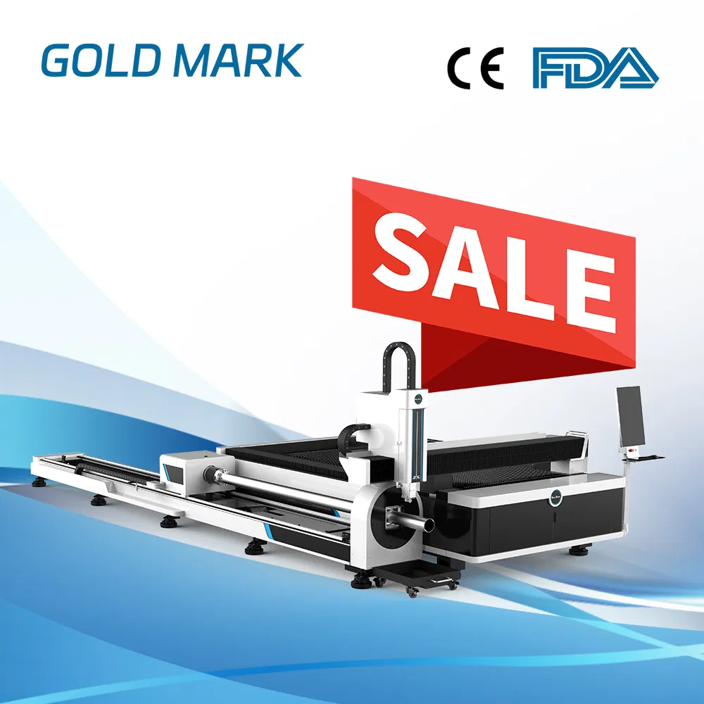 1000W 2000W CNC Aluminum Fiber Laser Tube Cutting Machine for Metal Sheet