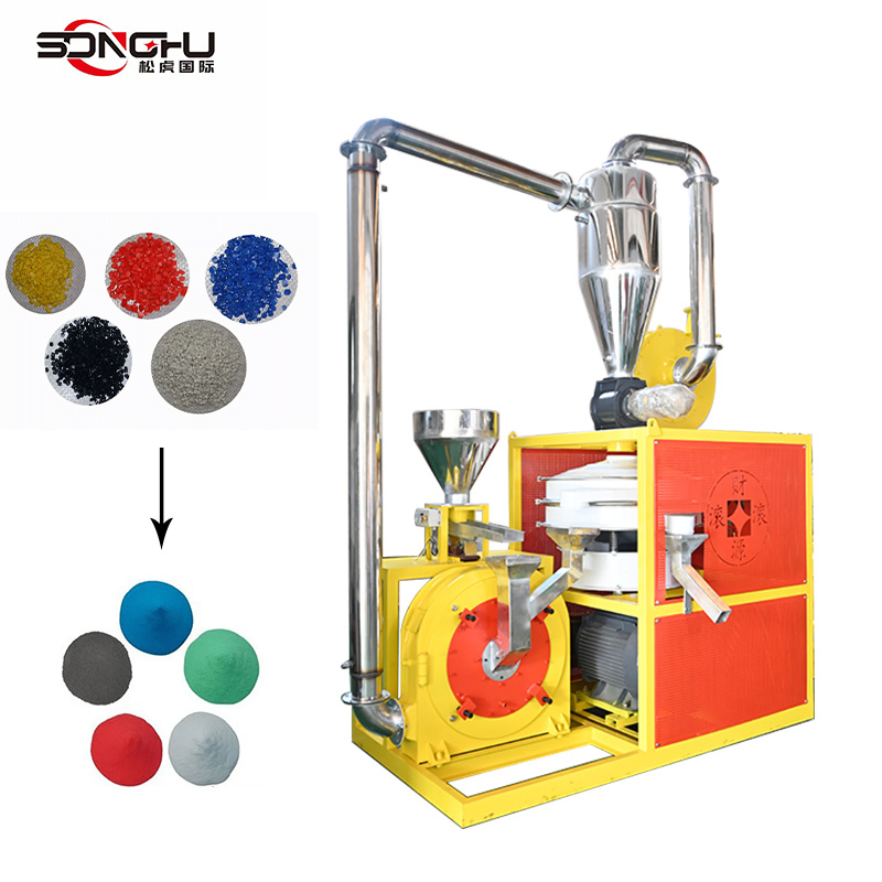 Macchina macinatrice per scaglie di plastica con dischi a lama per HDPE/LLDPE/ABS/EVA/PE