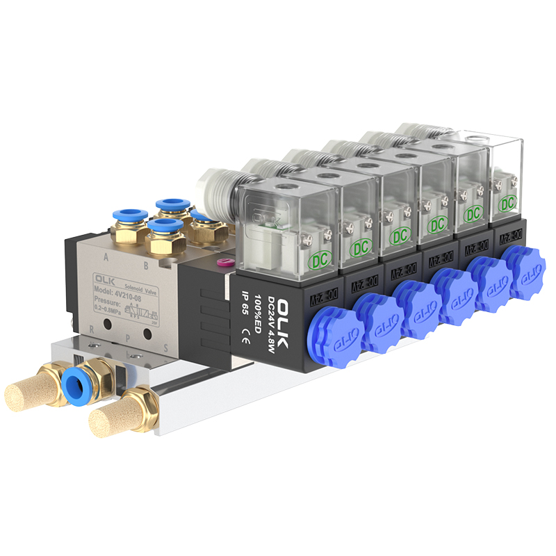 Collettore per elettrovalvole 4V210 con certificazione CE