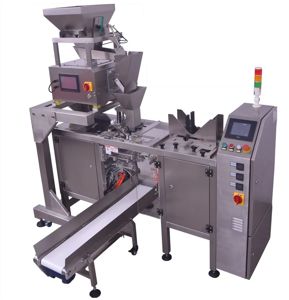 Macchina automatica per il riempimento e il confezionamento di sacchetti Doypack con beccuccio