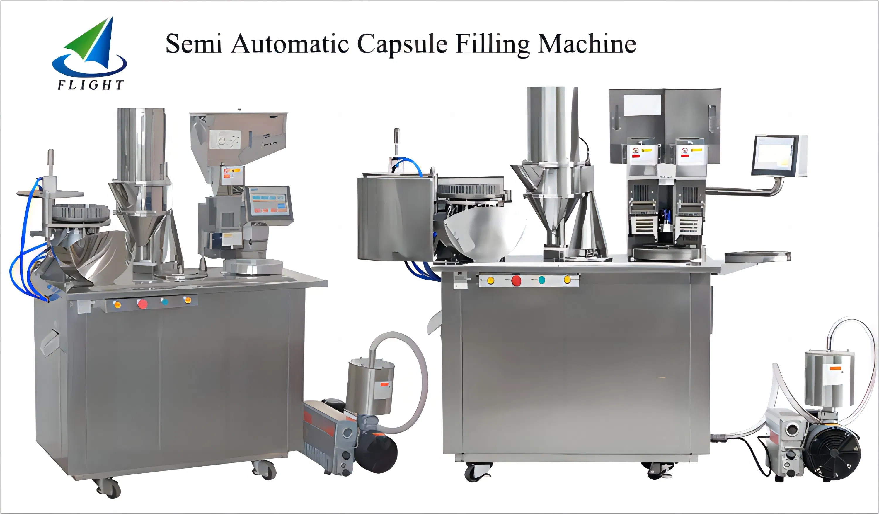 Semi-Automatic Capsule Filling Machine Powder Filling Capsule for #00-#5 Capsule High Precision Machine Made of 304 Stainless Steel with CE