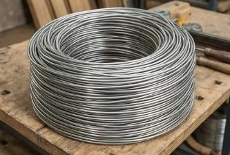 Filo di acciaio zincato ad alto tenore di carbonio per molle, funi, cordatura