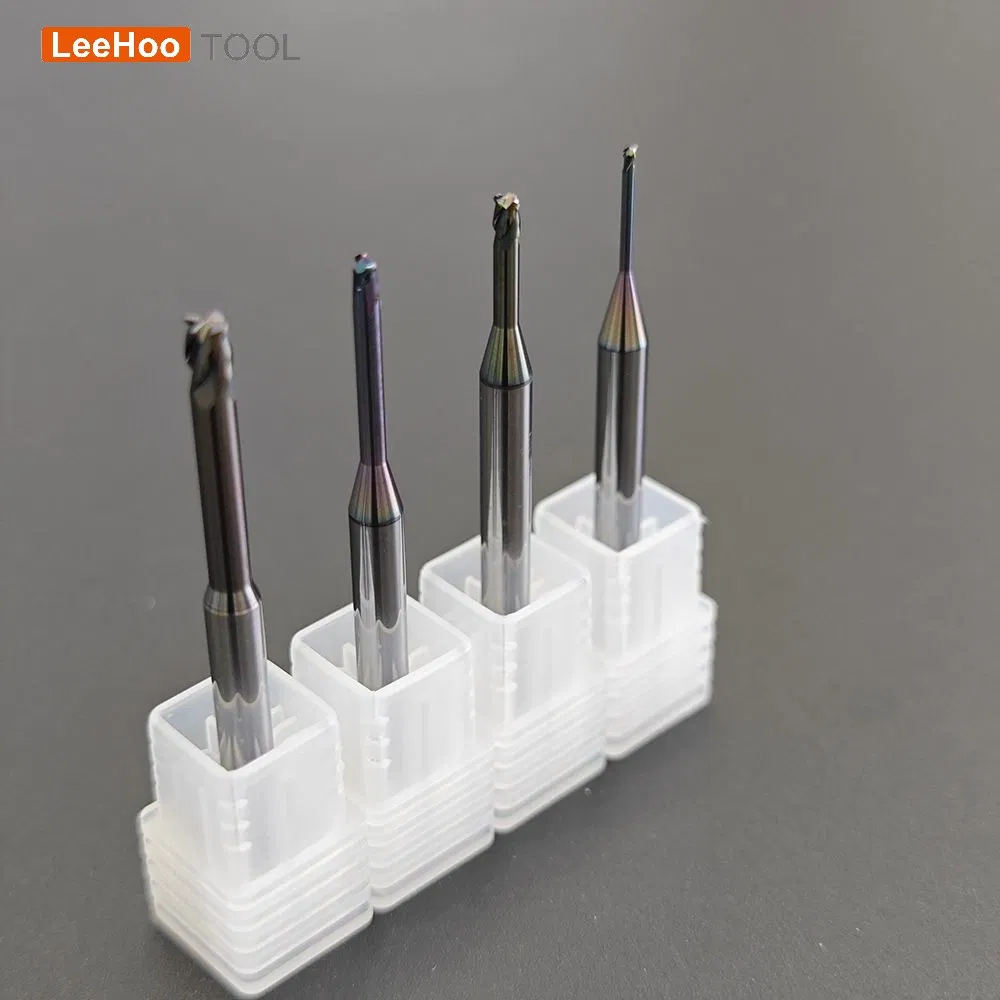 High-Hardened Steel Tx Series High-Speed Long Neck Corner Radius End Mill for Red Copper Electrode Machining