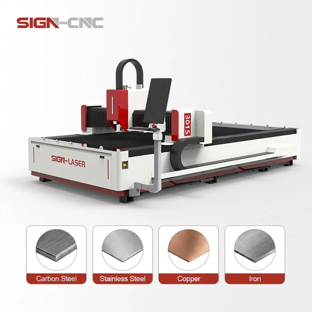 Fiber Laser Metal CNC Laser Fiber Cutting Machine with Raytools Auto Focus Head for Sheet Metal Fabrication