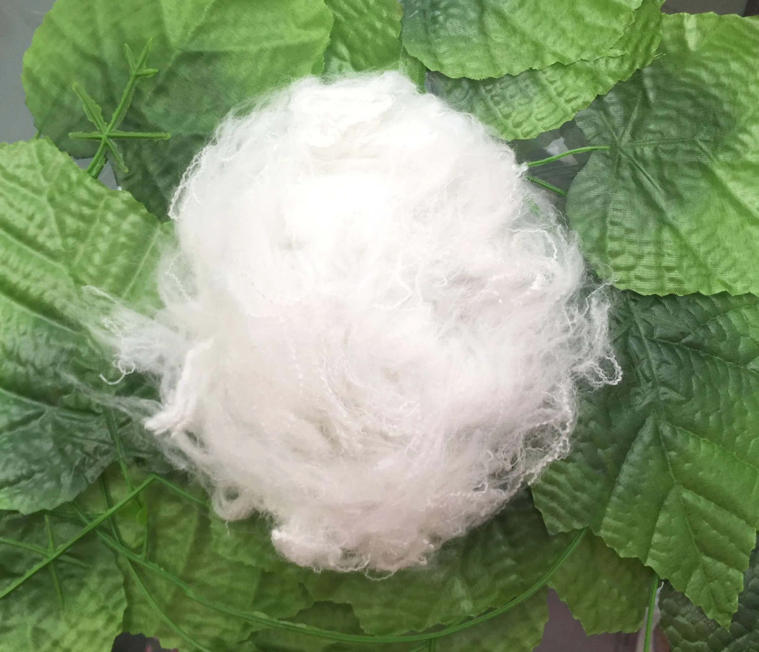 Raw Virgin Recycled Synthetic Siliconized Polyester Staple Fiber Filling Material