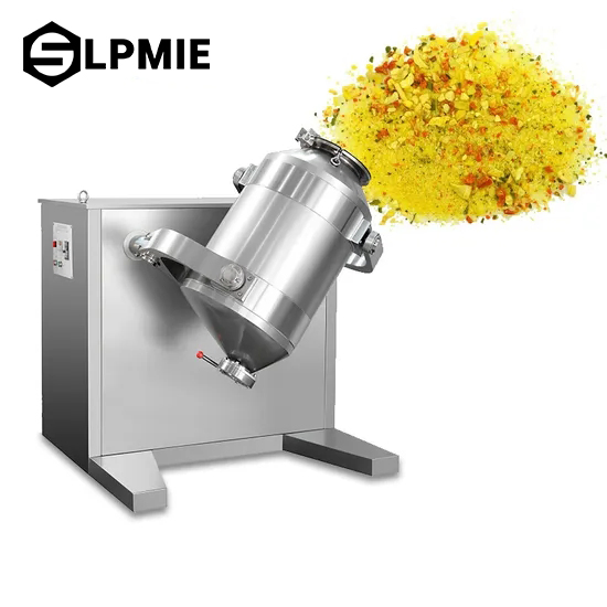 Lpmie 3D-Motion-Mixer Samenmischmaschine Lebensmittel Chemie Landwirtschaft Nass Trocken Pulver Granulat Mischmaschine
