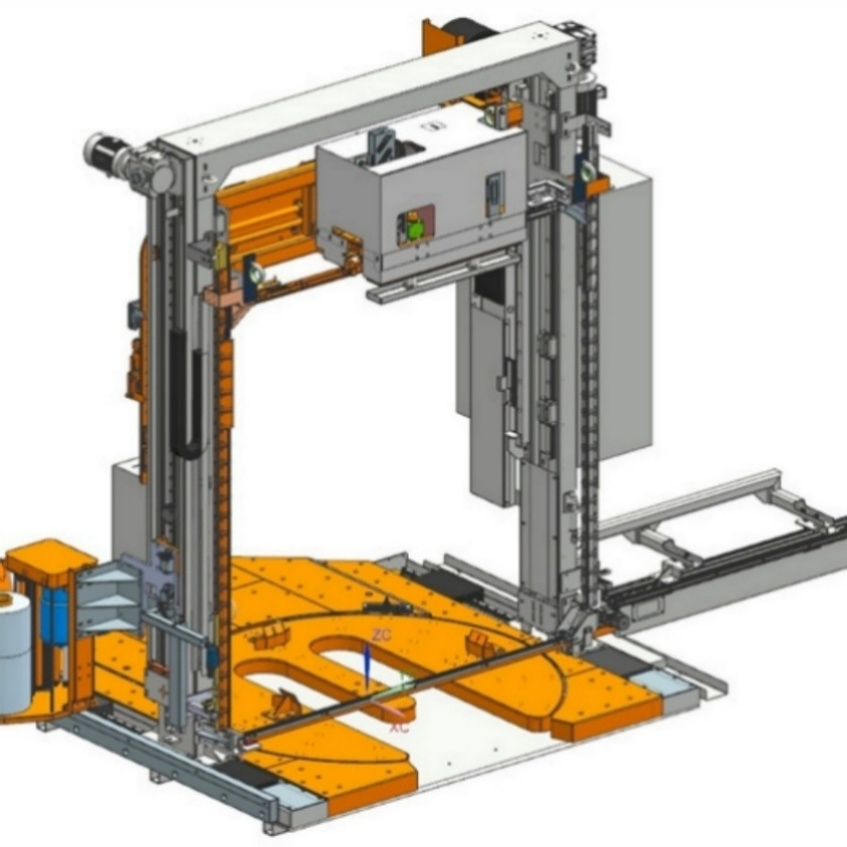Prestazioni affidabili Macchina avvolgitrice per pallet con sistema di controllo PLC