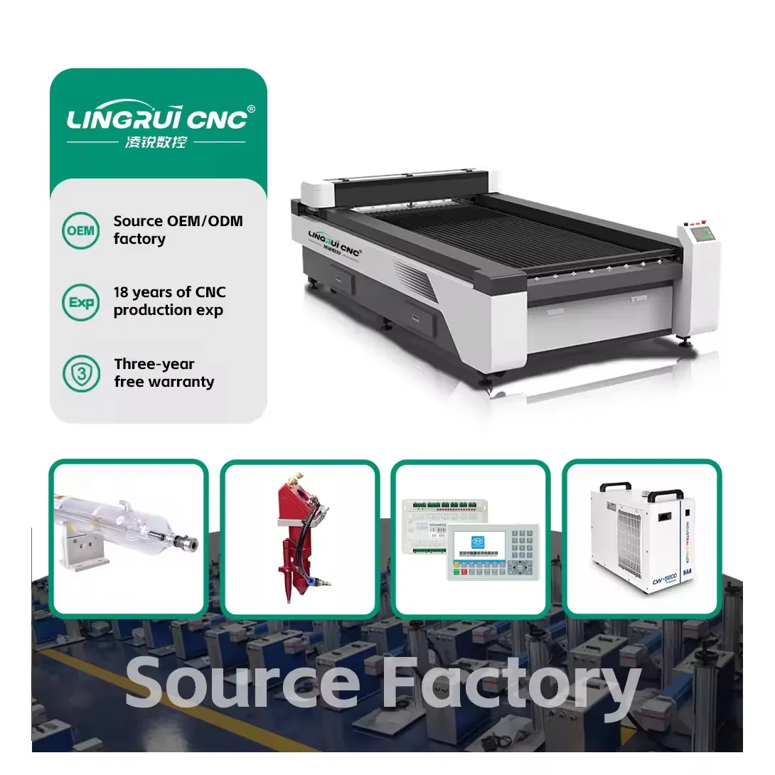 CO2 Laser Cutting and Engraving Marking Machine for Acrylic Rubber MDF Fabrics Cloth