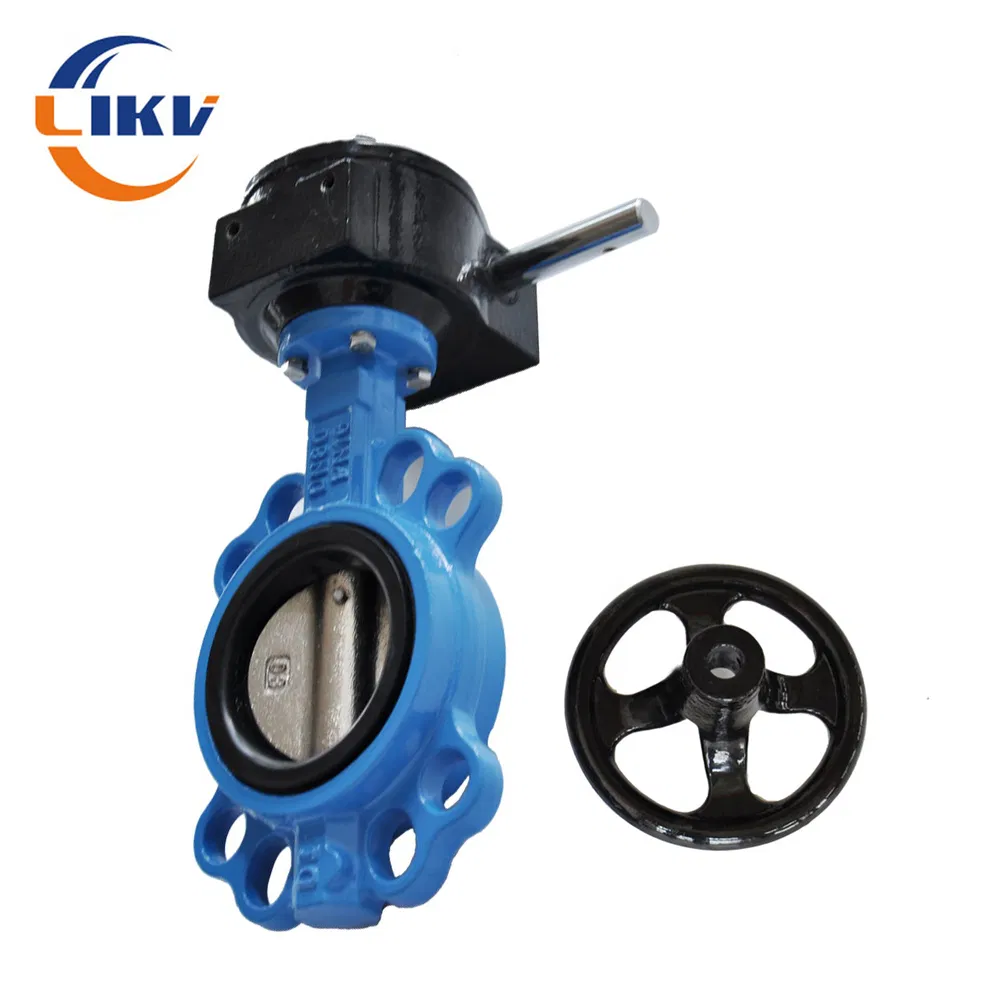 A395 Ductile Iron Wafer Water Pump Butterfly Valve for Drainage Air Conditioning