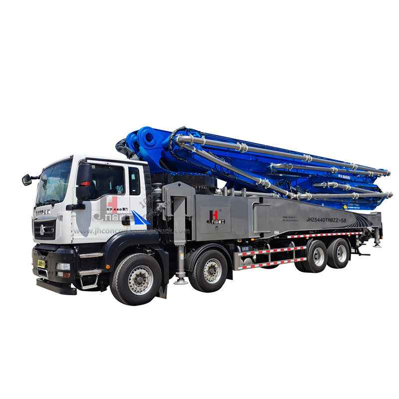 Jiuhe 58m Concrete Boom Pump Truck