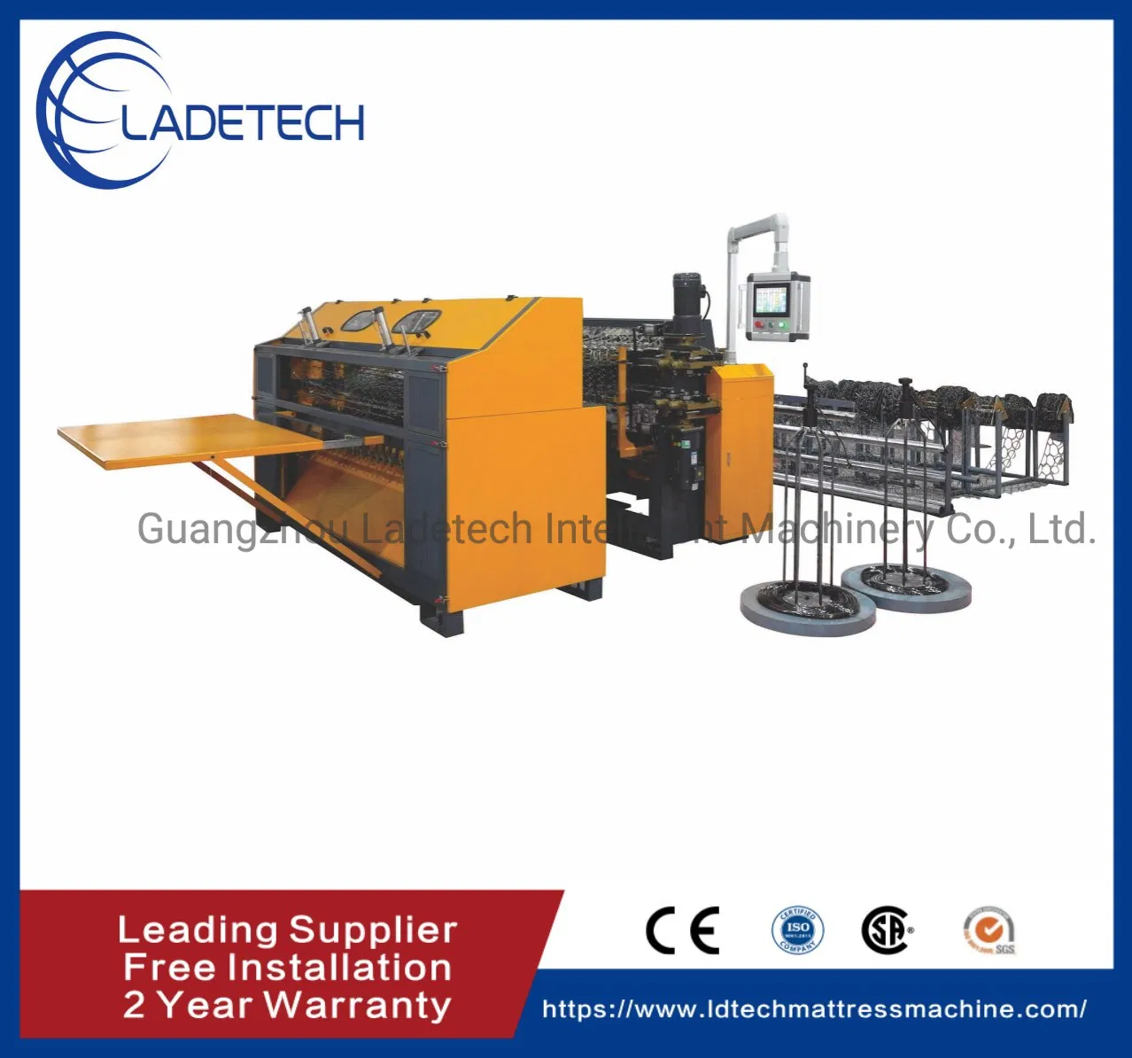 LDT-CWJ Automatische kontinuierliche Superlastik-Federmontagemaschine