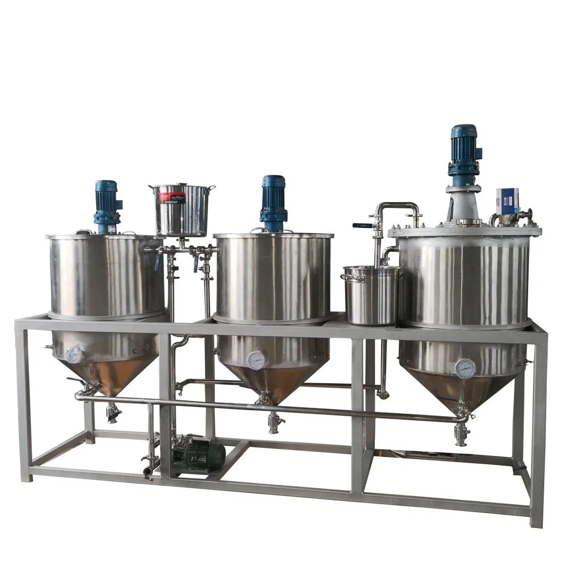 Edible Oil Refining Machine Rap Seed Sunflower Oil Refinery Equipment