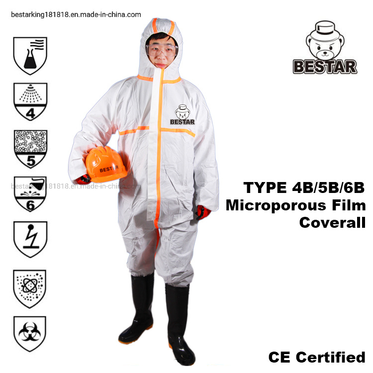 Cat III Type 4/5/6 Disposable Protective Coverall