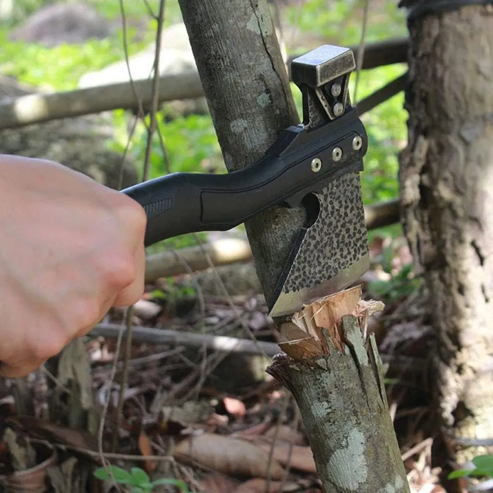 Multi-Purpose Outdoor Camping Survival Hatchet with Nylon Fiberglass Handle