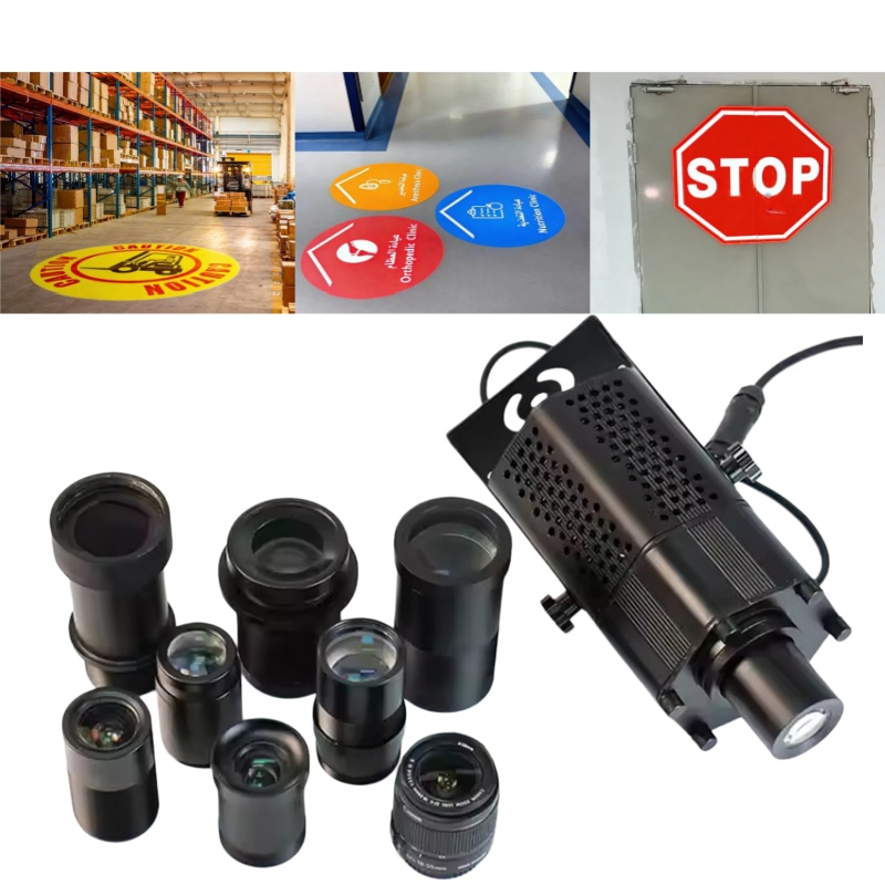 Custom Gobo Projector Light for Outdoor Commercial Stores Advertising Weddings IP65 Waterproof