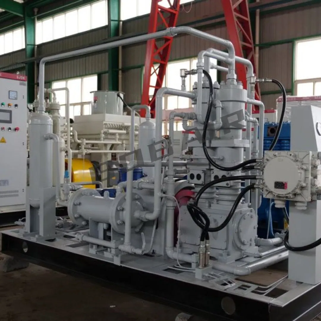 Compressore per gas ad alta pressione di idrogeno, azoto, gas naturale, argon e anidride carbonica