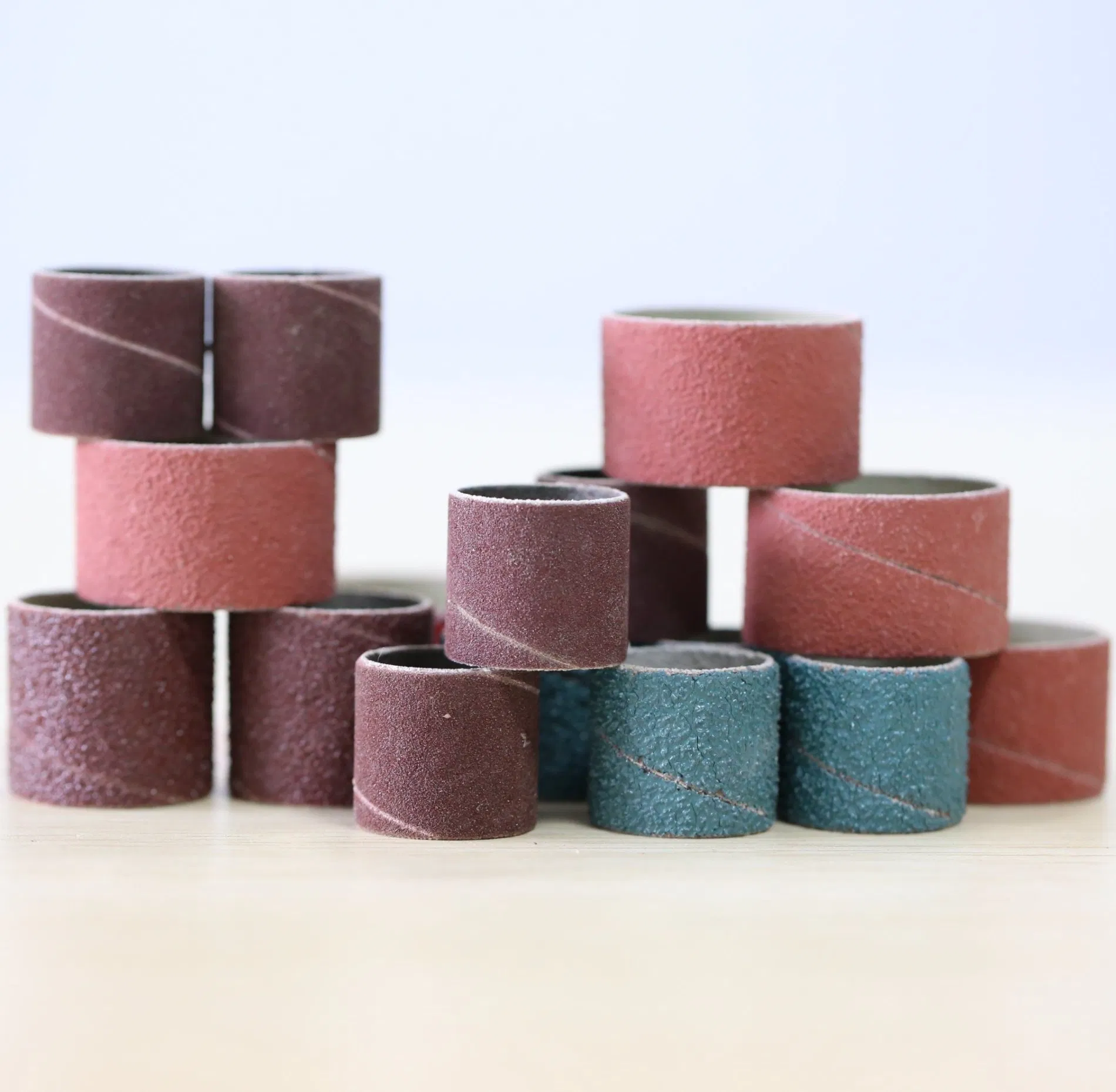 Abrasive Spiral Band Sanding Sleeves for Metal Polishing