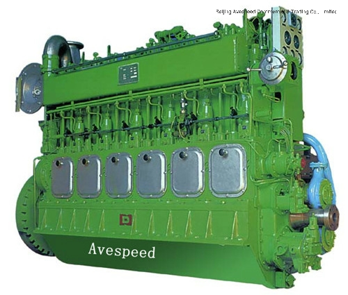 Avespeed GA6300 735 kW/500 giri/min Motore Diesel Marittimo a Bassa Velocità per Navi da Carico