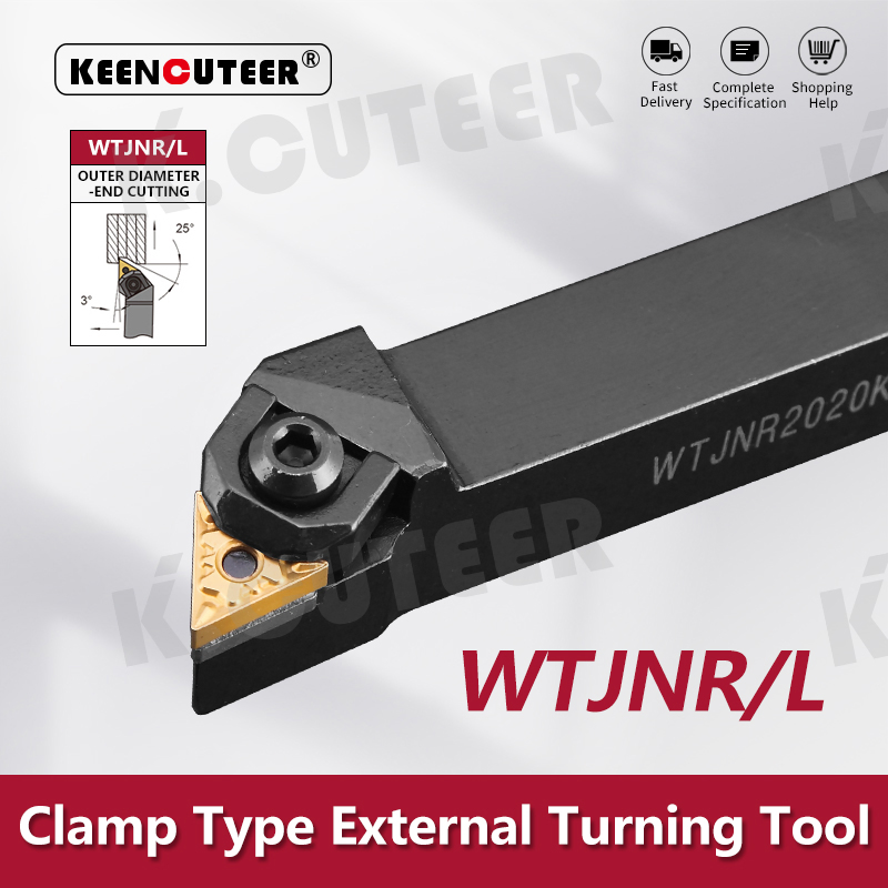 WTJNR/L Series Carbide Brazed External Turning Tools with Carbide Inserts for CNC Machine