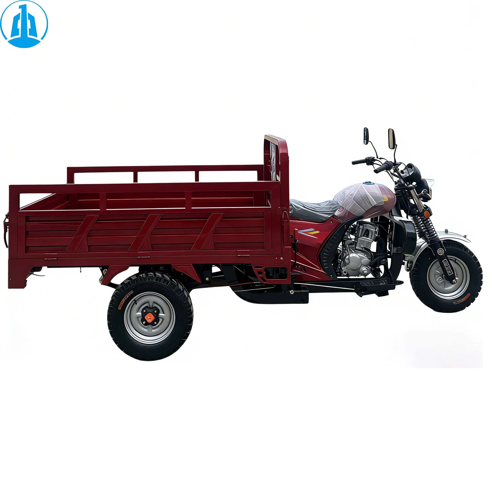 Motocarro a benzina utilitario a 3 ruote con specchietti retrovisori