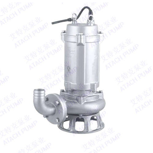 Stainless Steel 304/316 Submersible Sewage Water Pump Single Phase Wqd10-10-0.75s