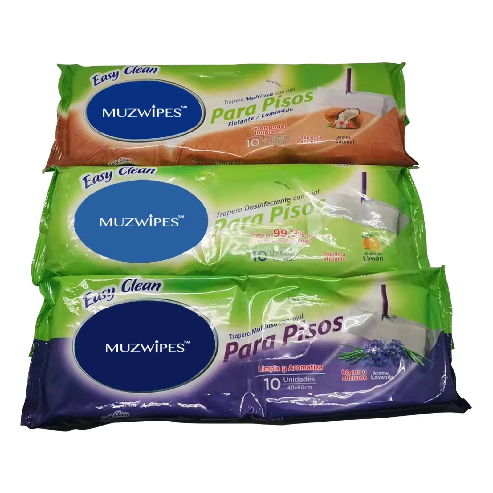 OEM Modern Square Shape Household Wet Wipes, Non-woven Cleansing Wet Tissues for Floors