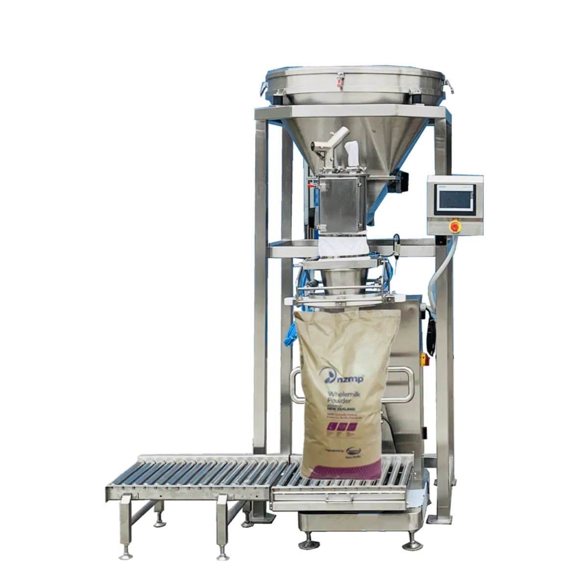 Semi Auto 20kg-50kg Gravity Feeding Type Animal Feed Weighing and Packing Machine