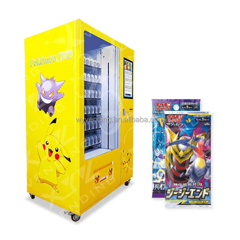 Large Capacity Self-Service Automatic Pokemoned Card Vending Machine Toy Trading Cartoon Card Vending Machines