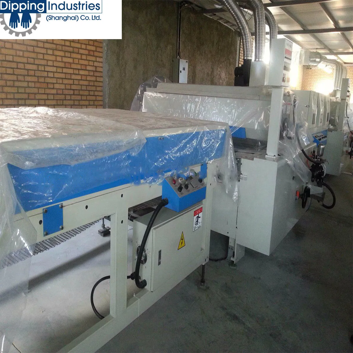 PLC Controlled UV Coating Machine for PVC Floor Tile