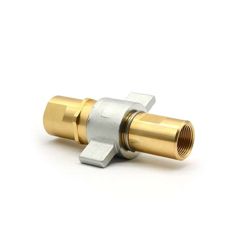 Hydraulische Tragflächen-Schnellkupplung 1 Zoll NPT-Gewinde mit Überwurfmutter Schnellkupplung Schnellverschluss-Kupplungsverbinder 3/4 NPT BSP