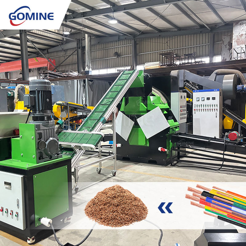 99% Recovery Rate Cable Granulator Copper Wire Recycling Machine 150-200 Kg/H Copper Granulator