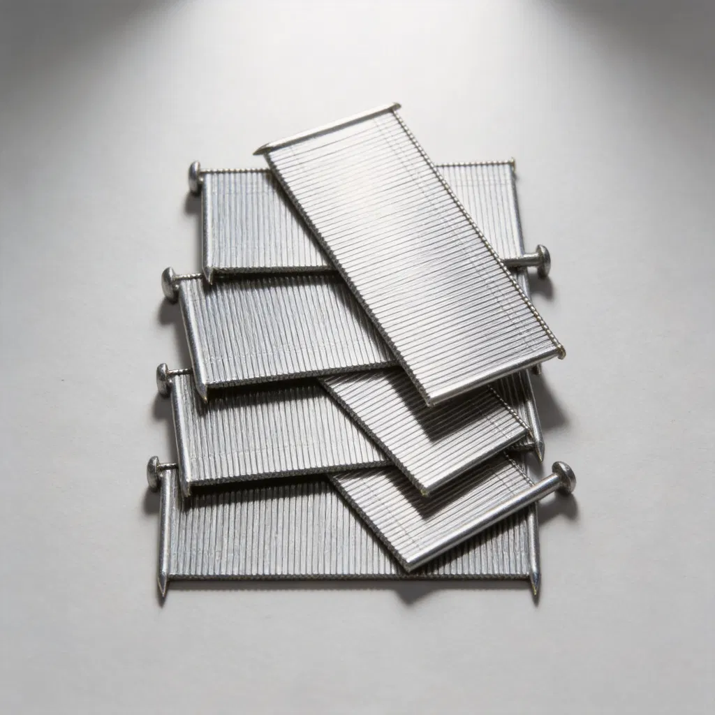 Carbon Steel F Brad Nails High Strength Galvanized for Construction